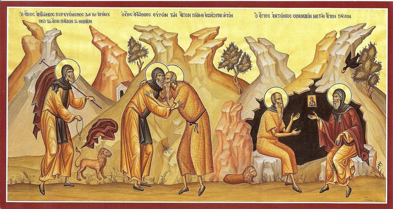 Icon of Saint Anthony the Great