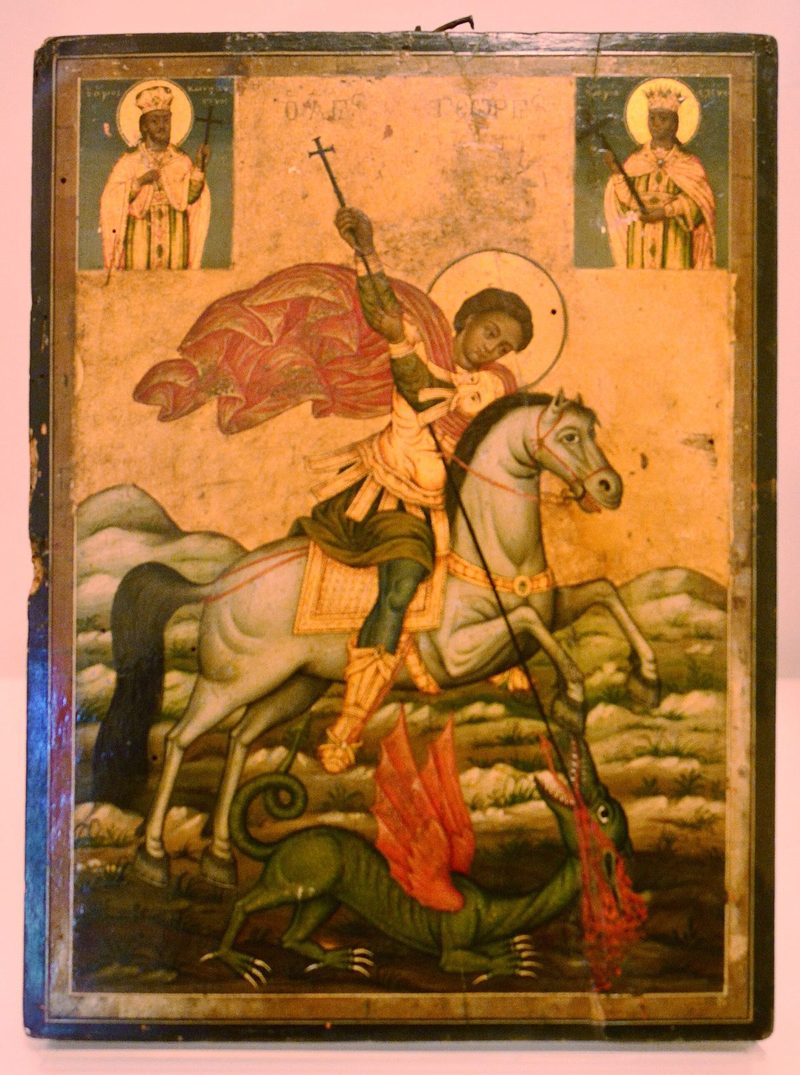 Icon of Saints Constantine & Helena
